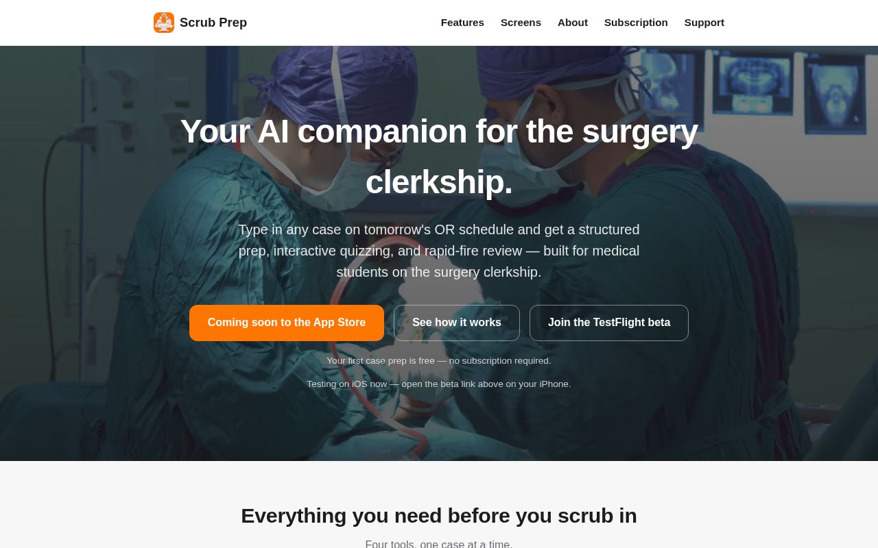 Preview of ScrubPrep
