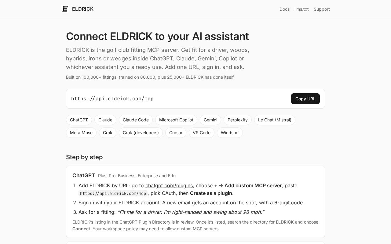 Preview of Eldrick Mcp