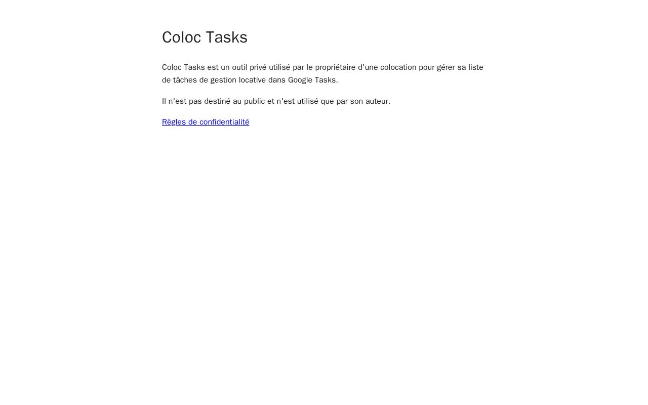 Preview of Coloc Tasks