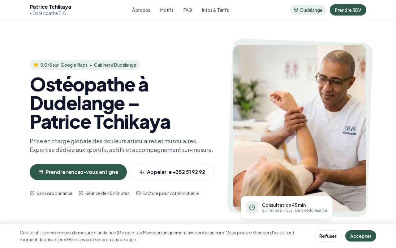 Preview of Patrice Tchikaya Osteopathe