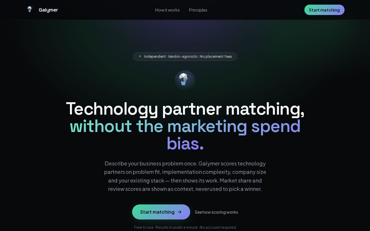 Preview of Partner Match Agent