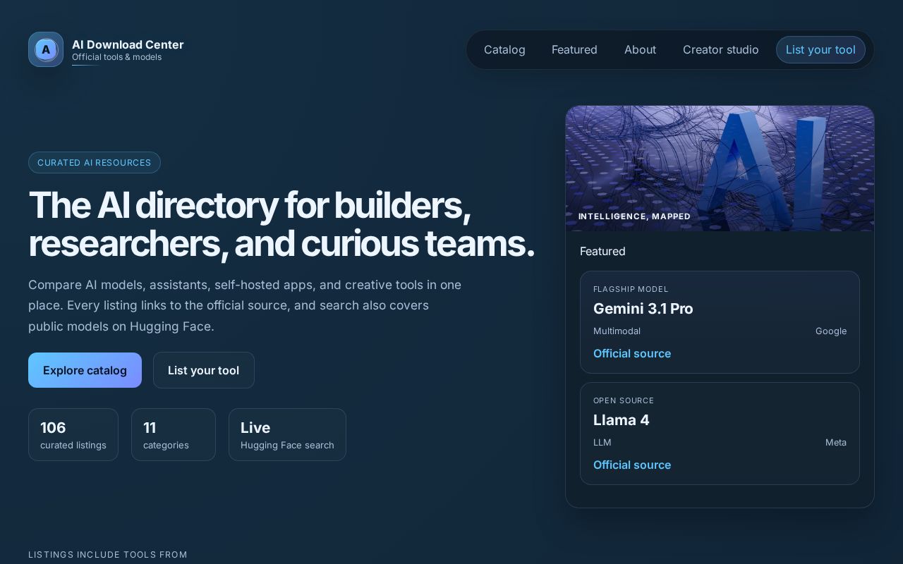 Preview of Ai Download Center