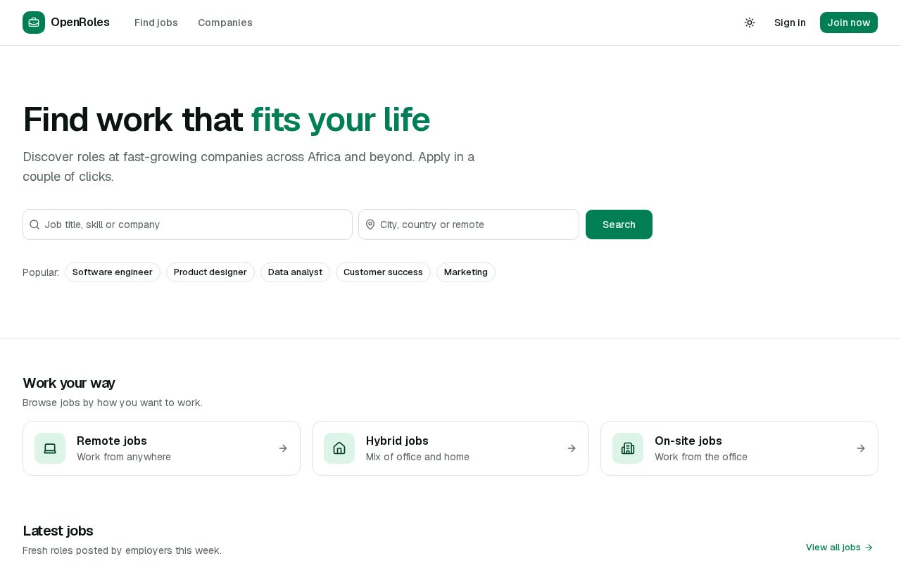 Preview of Job Board