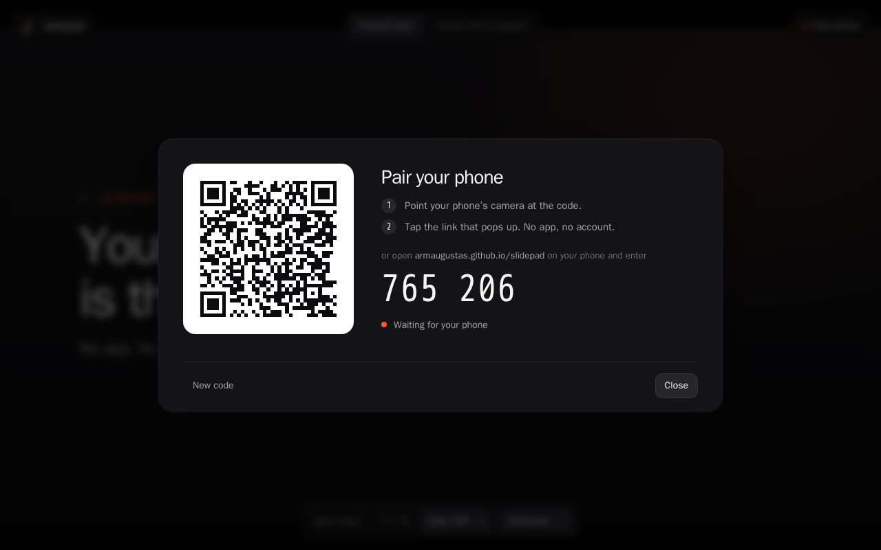 Preview of Slidepad