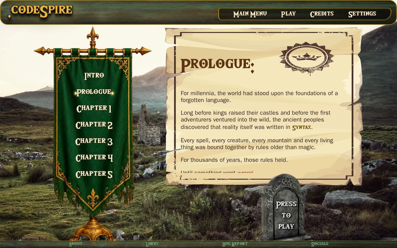 Preview of .codeSpire