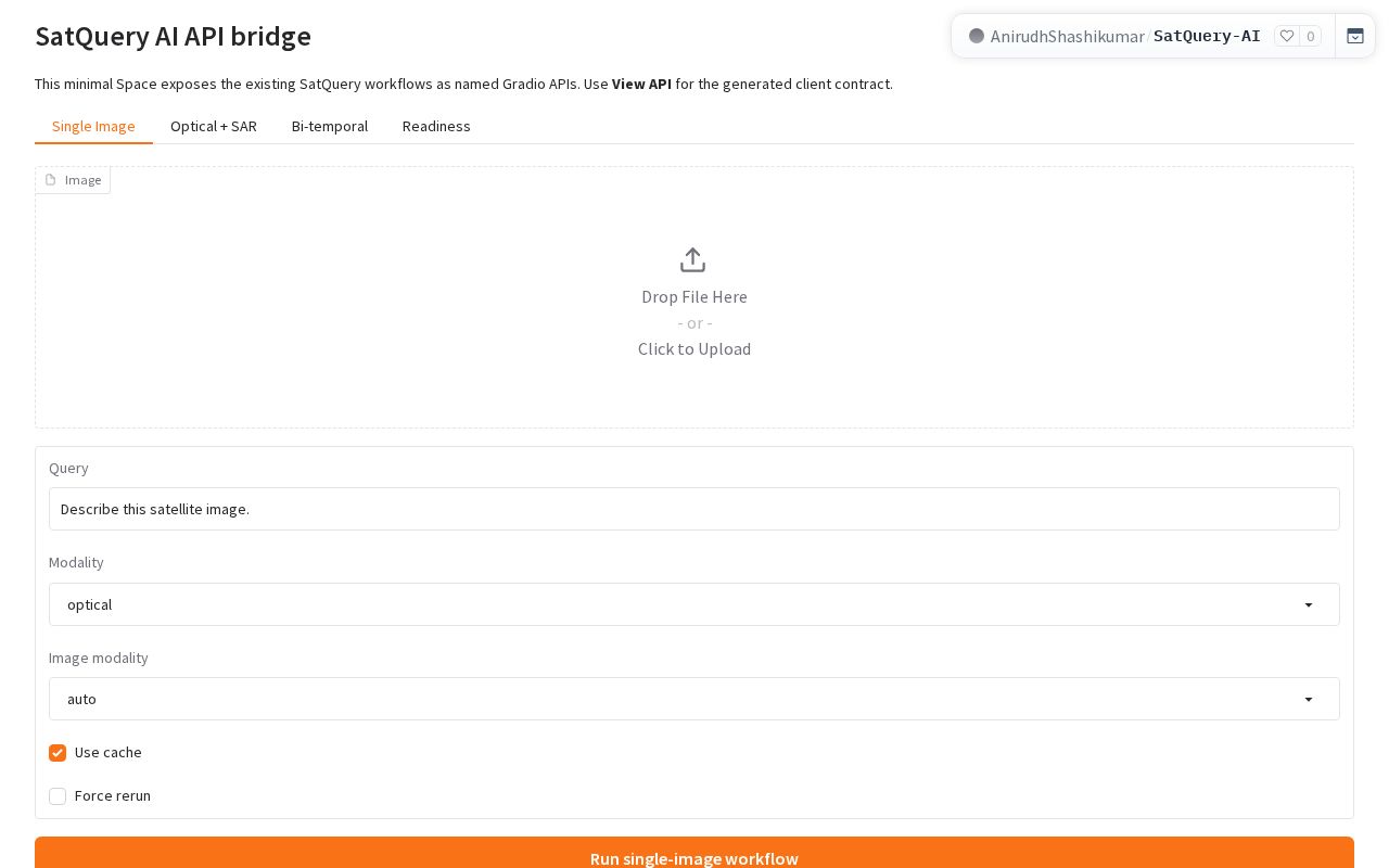 Preview of SatQuery AI