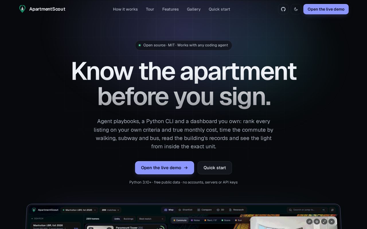Preview of ApartmentScout