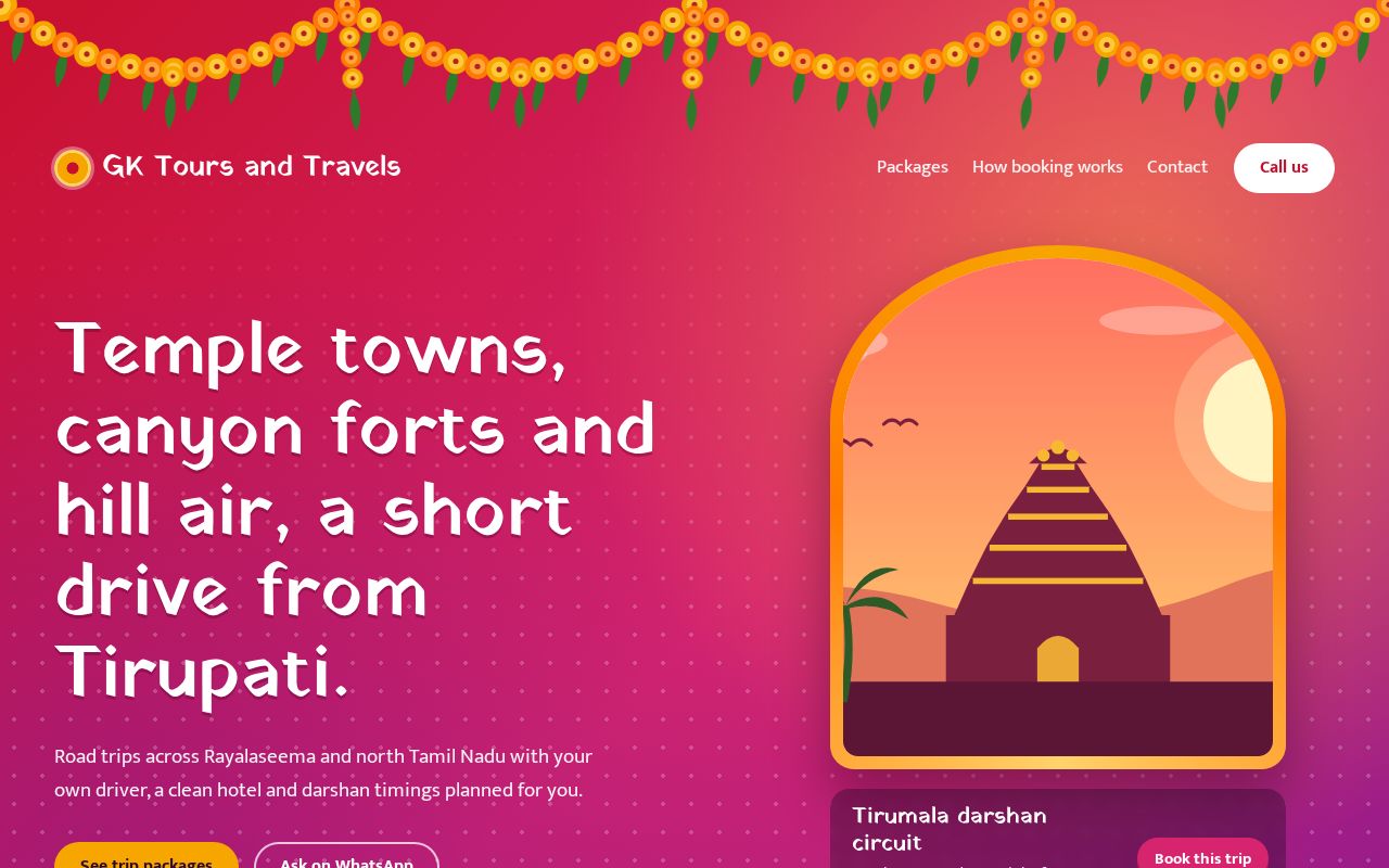 Preview of Gktours Github Io