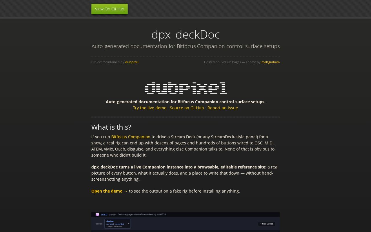 Preview of Dpx DeckDoc