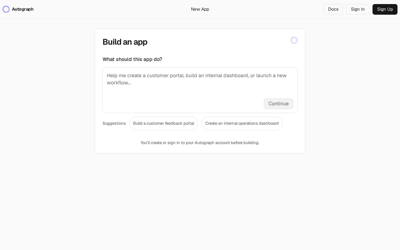 Preview of Autograph App Builder Eve agent and Codex plugin