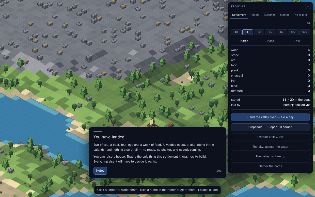 Preview of The mast: what Frontier Valley broadcasts. Built artifacts only.