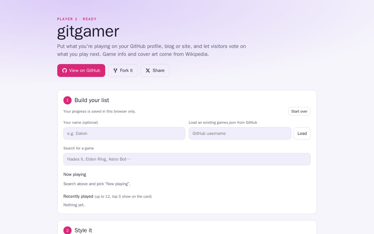 Preview of Gitgamer