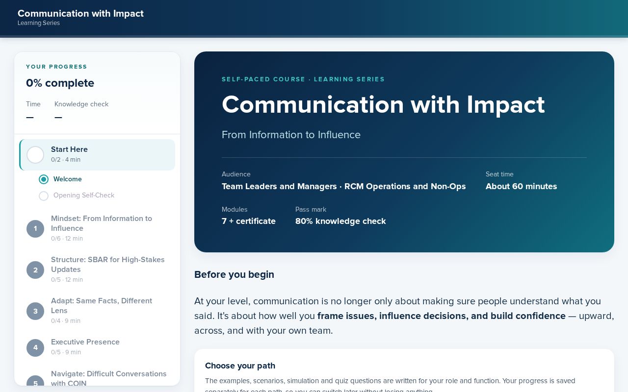 Preview of Communication With Impact