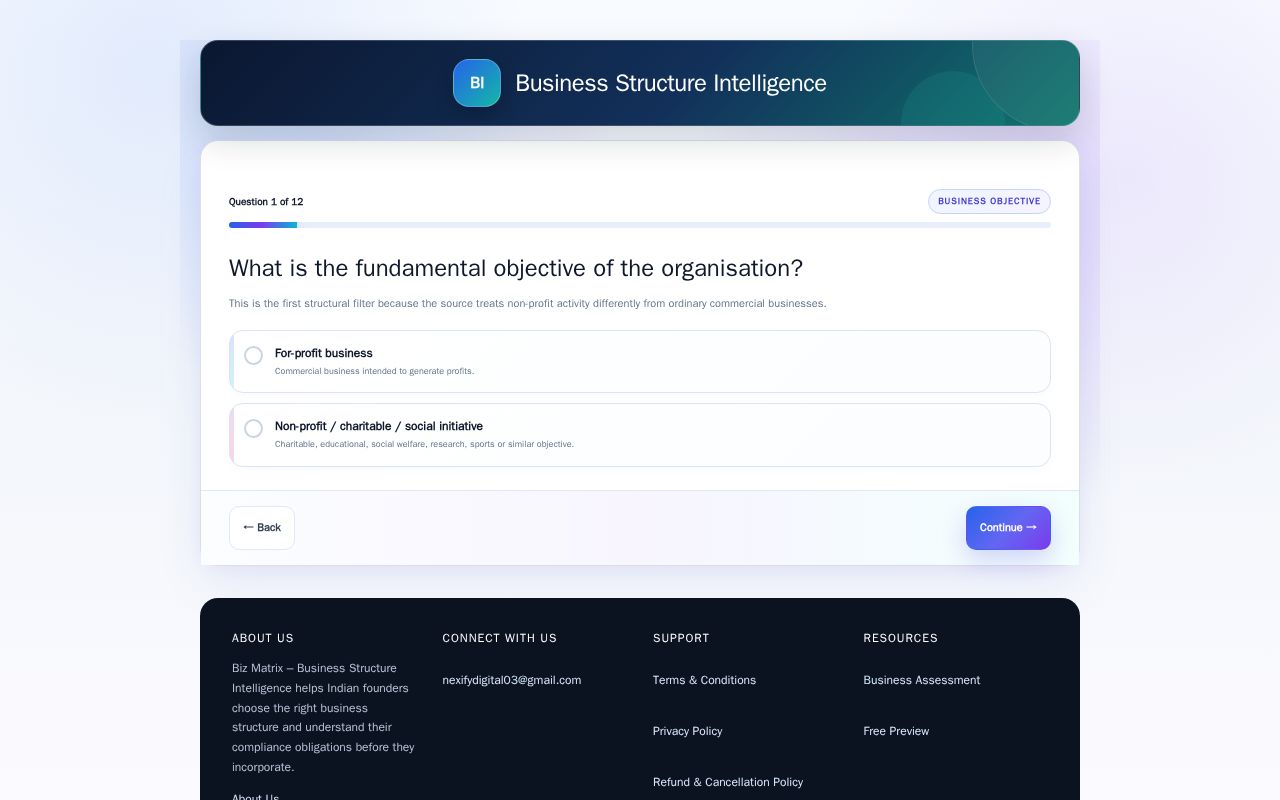 Preview of Biz Structure