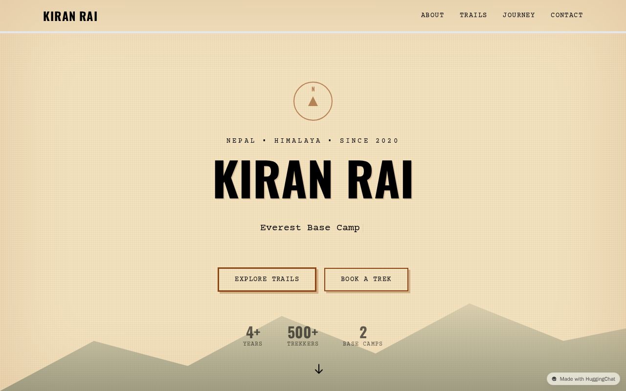 Preview of Kiran Rai - Himalayan Trek Guide