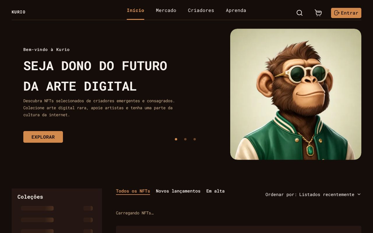 Preview of Kurio Nft Marketplace