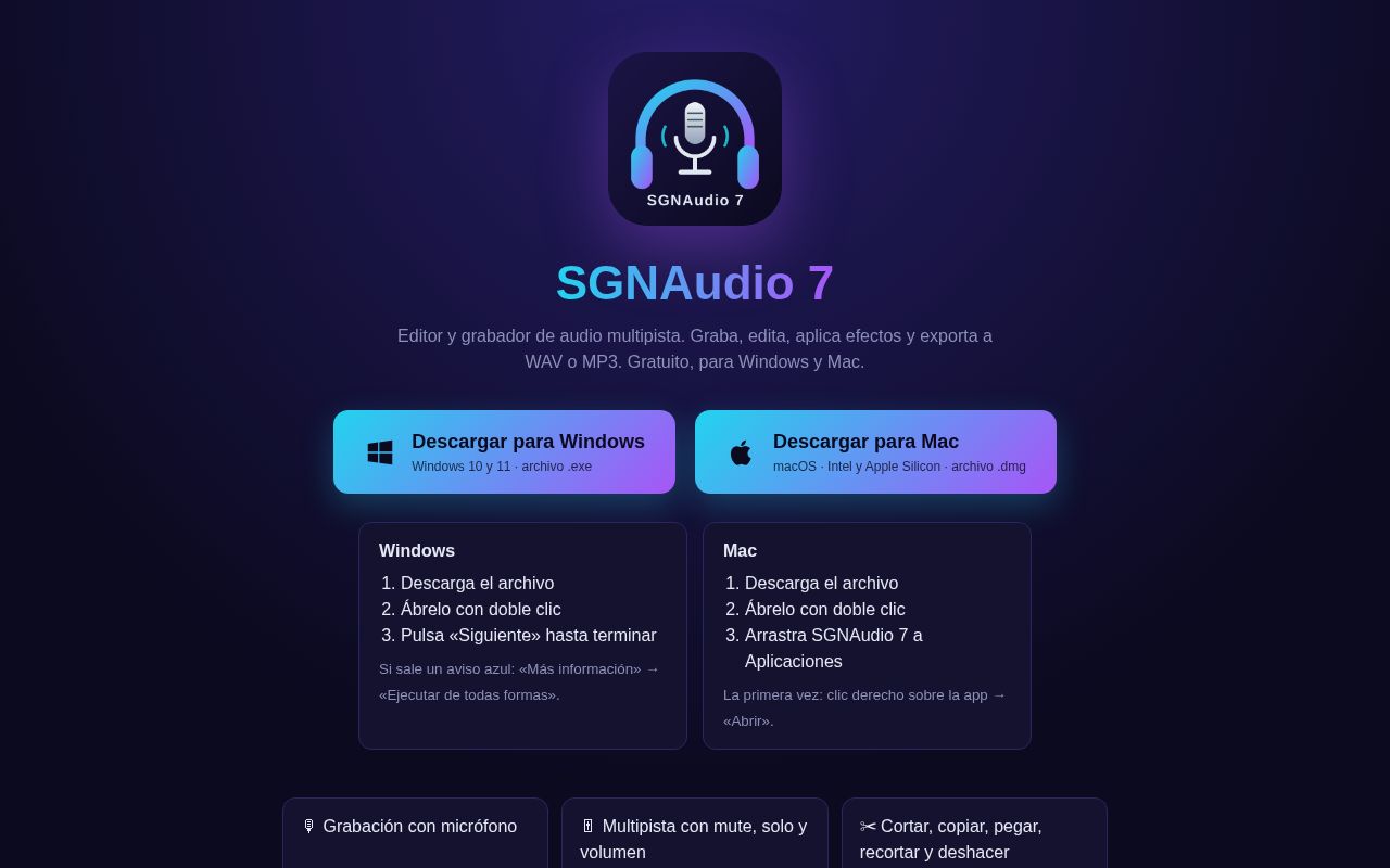Preview of Sgnaudio7