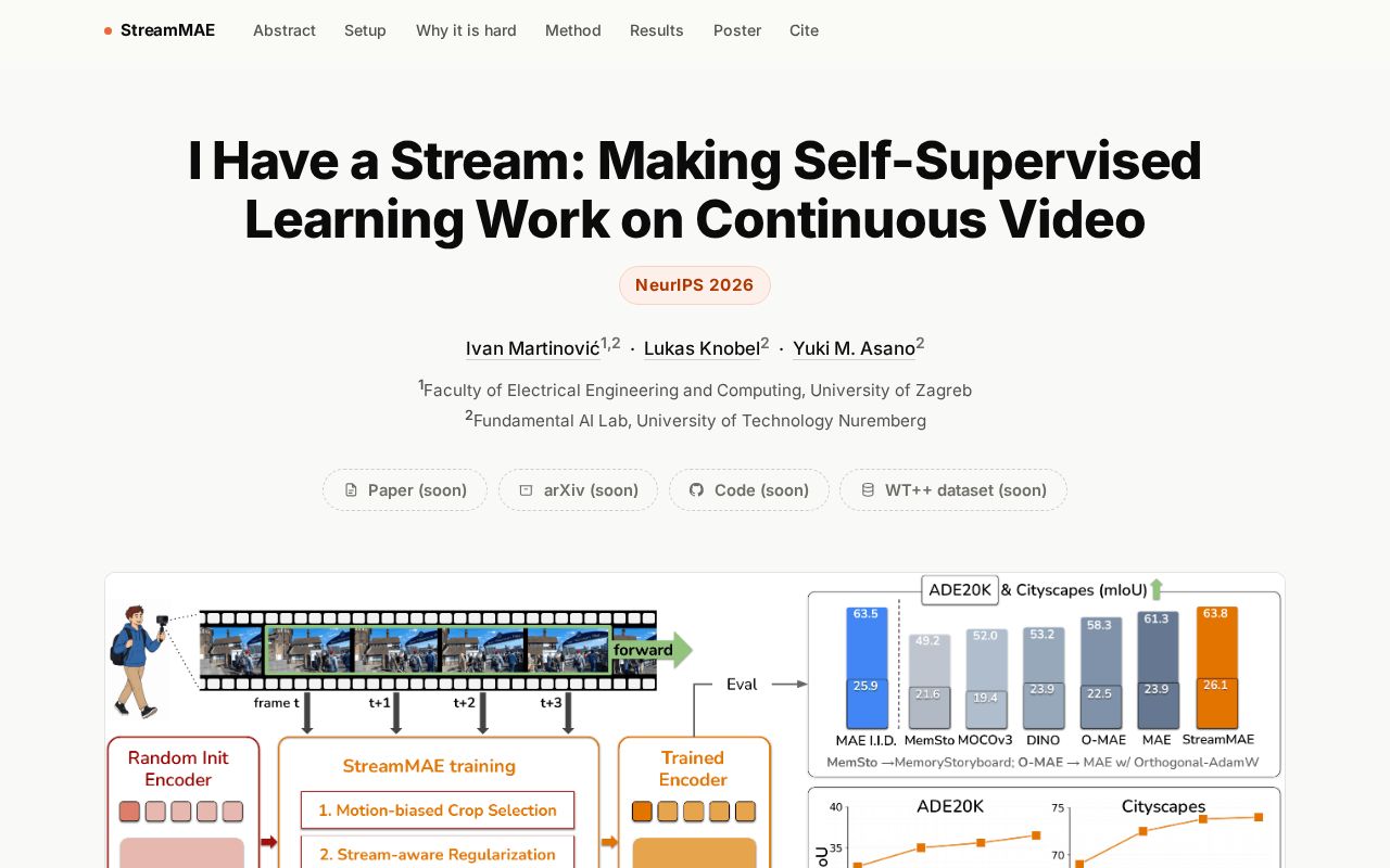 Preview of StreamMAE
