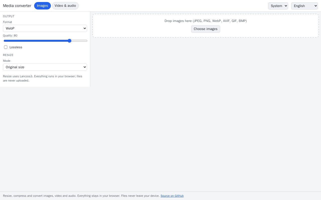 Preview of Media Converter