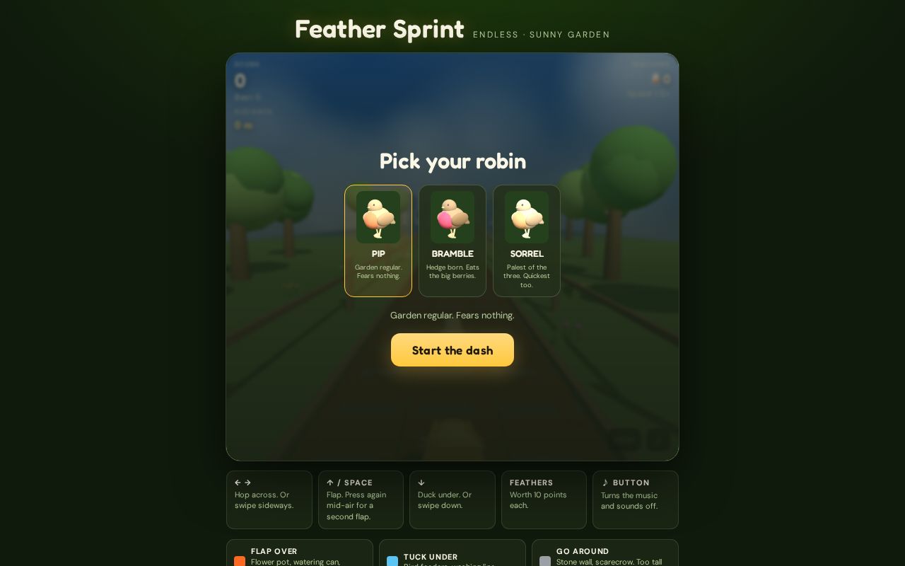 Preview of Feather Sprint