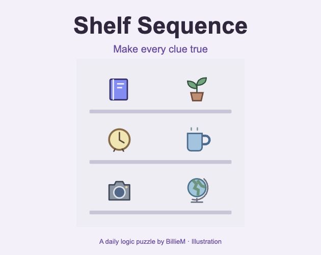 Preview of Shelf Sequence