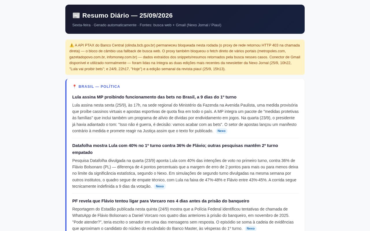Preview of Resumo Diario