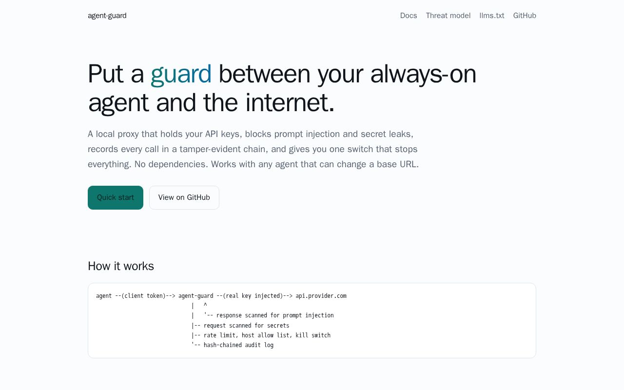 Preview of Agent Guard