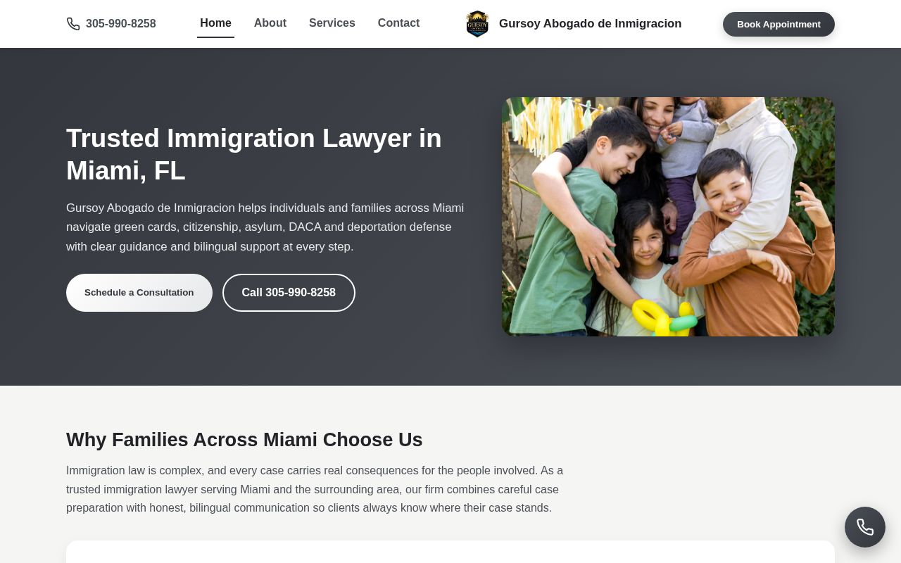 Preview of Trusted Immigration Lawyer In Miami
