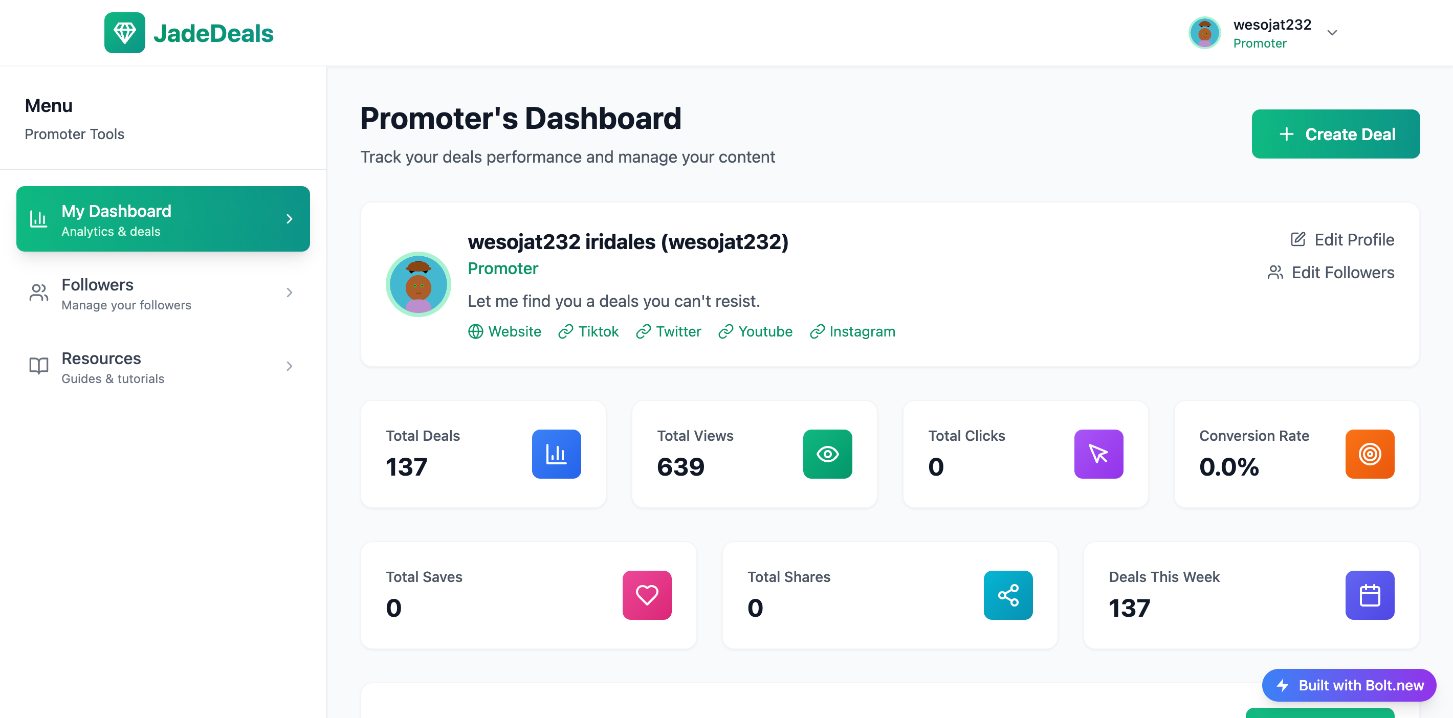 Preview of JadeDeals