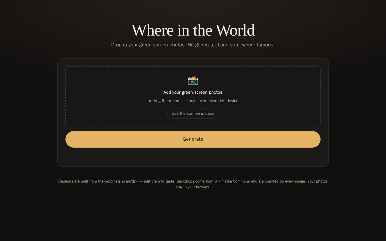 Preview of Where In The World