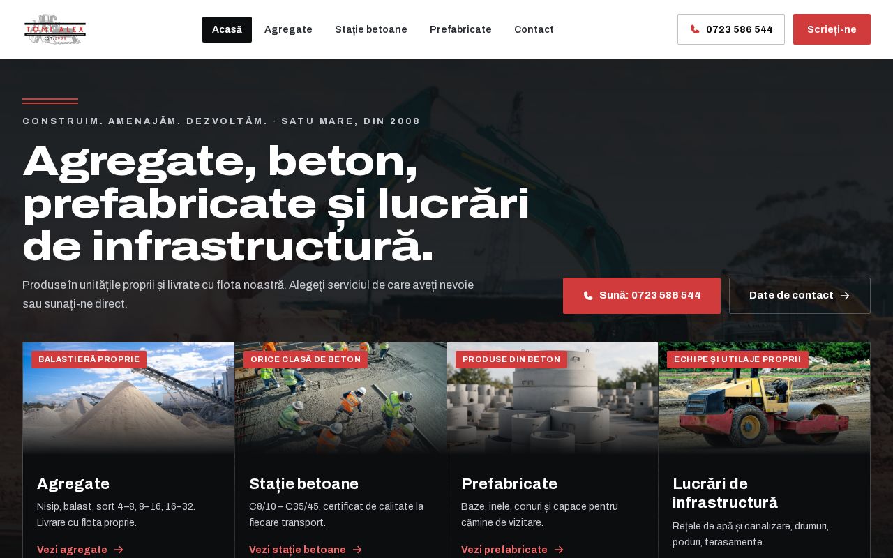 Preview of Website de prezentare Tomi Alex SRL (Brixwave)