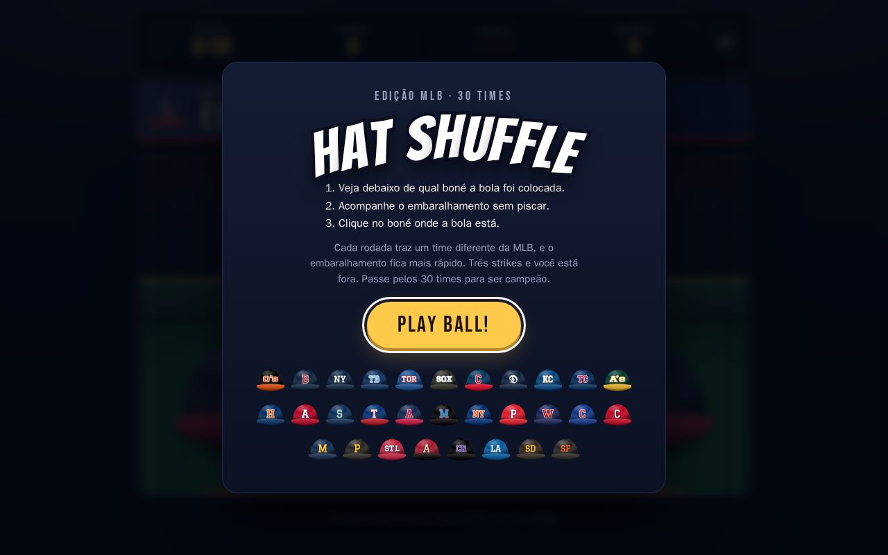 Preview of Mlb Hat Shuffle
