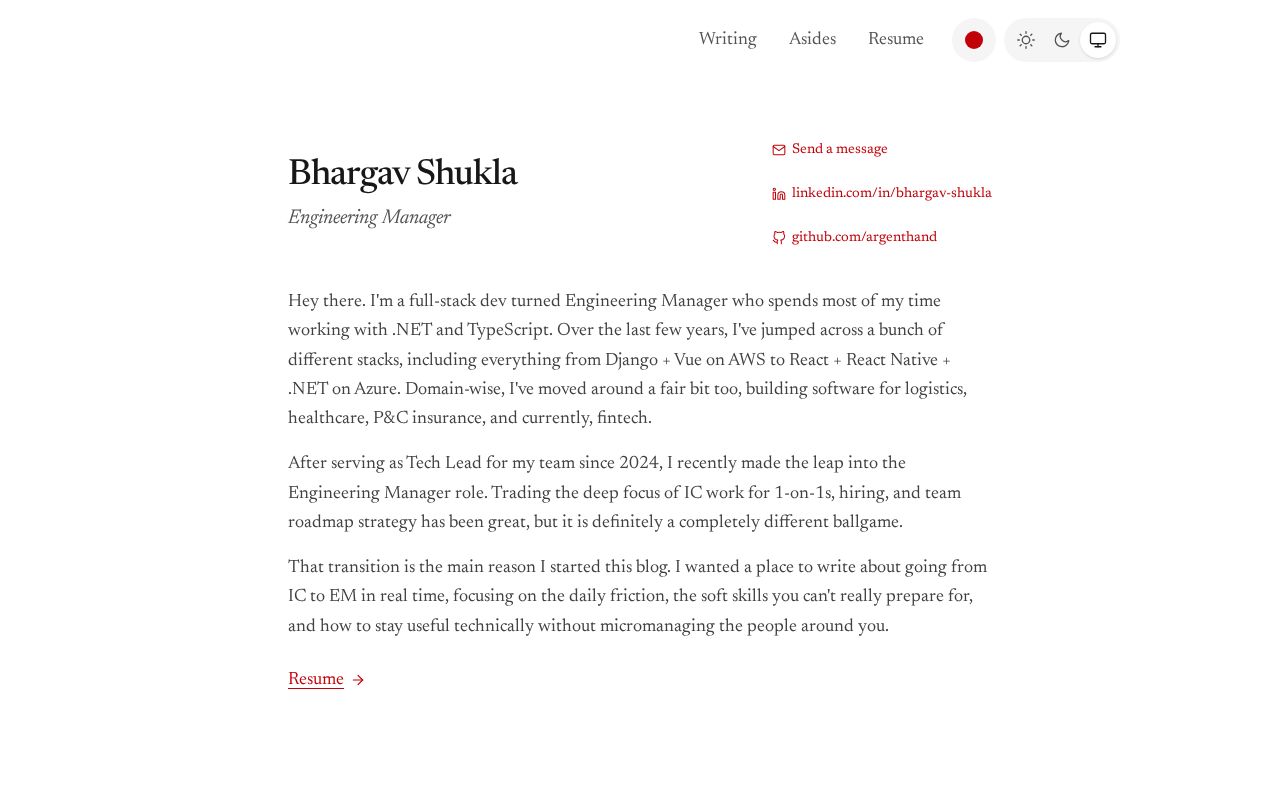 Preview of Bhargav Shukla