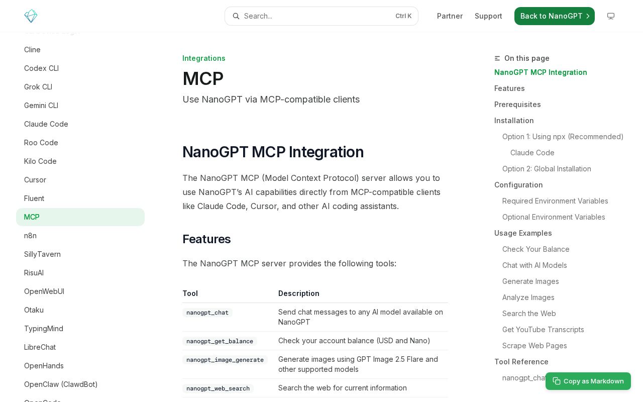 Preview of Nanogpt Mcp