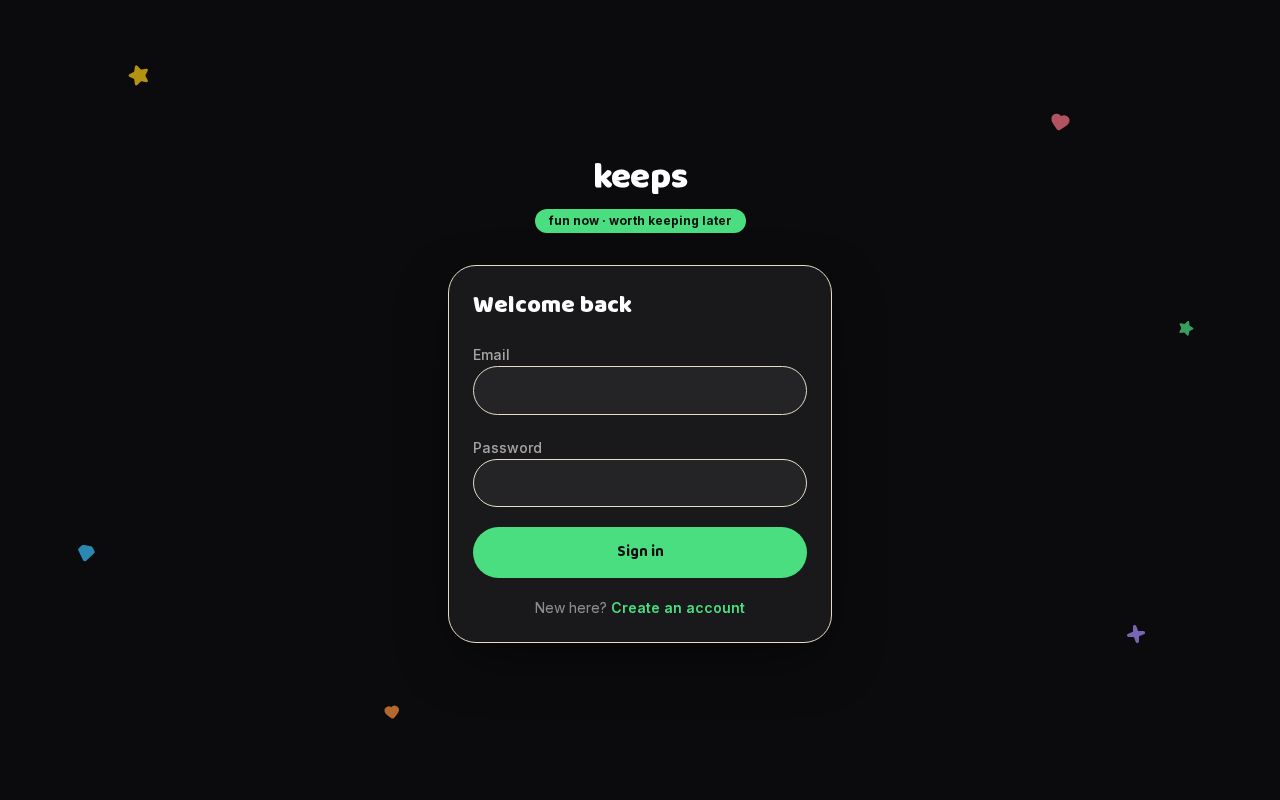 Preview of Keeps