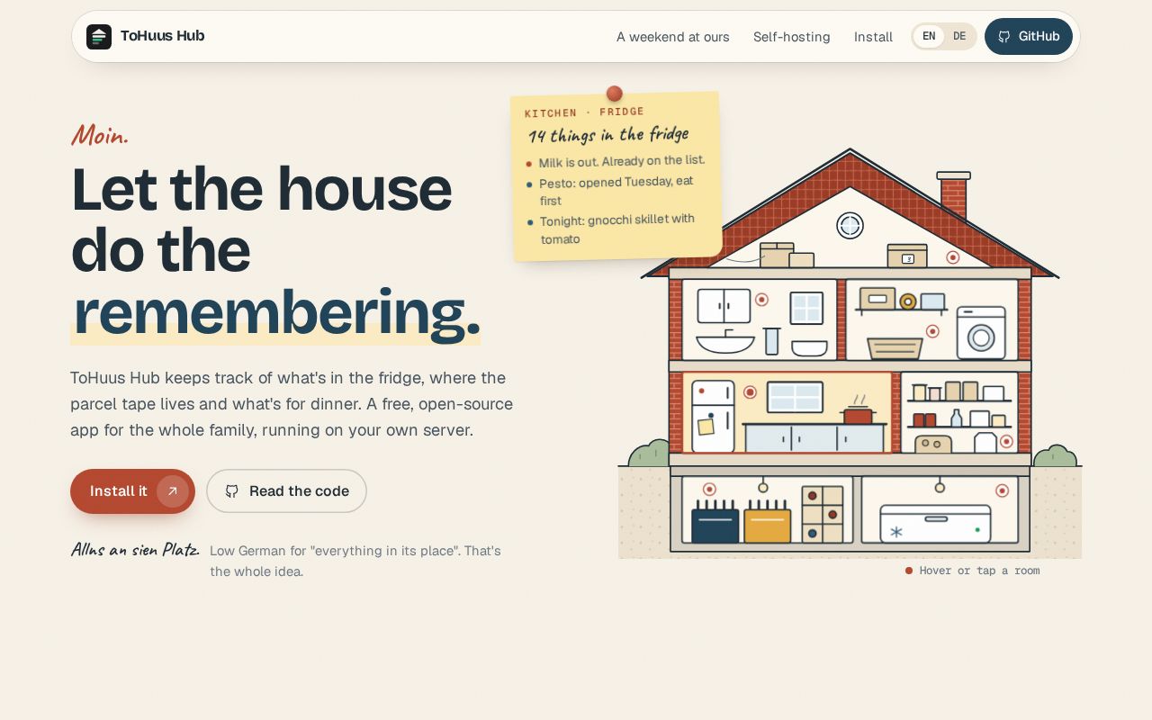 Preview of Tohuus Hub
