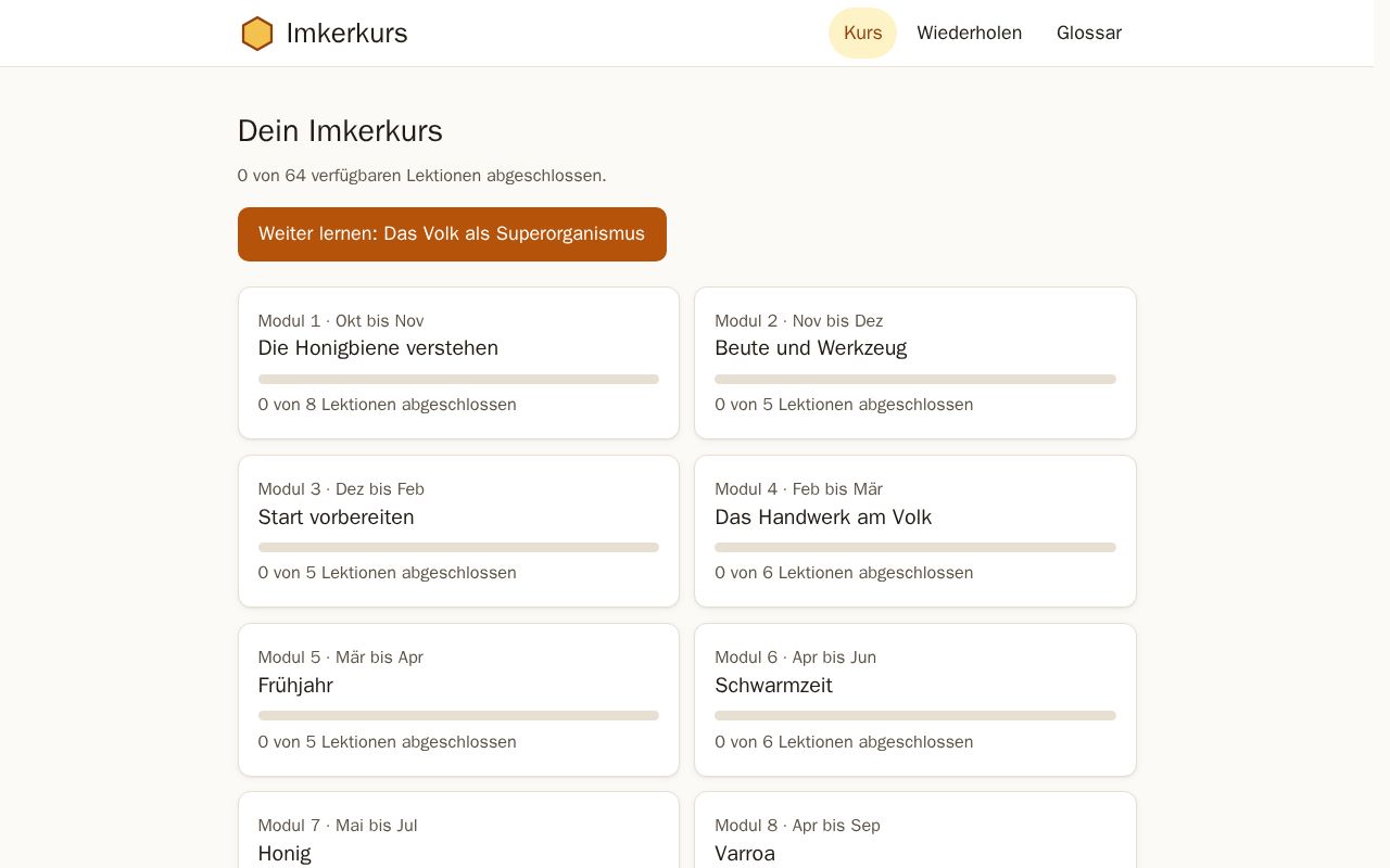 Preview of Imkerkurs