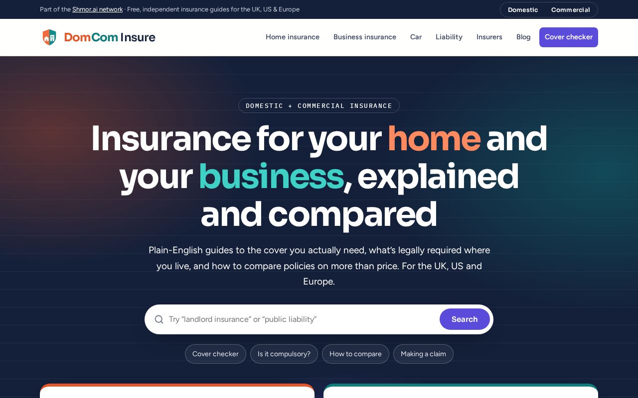 Preview of Shmor Domcominsure