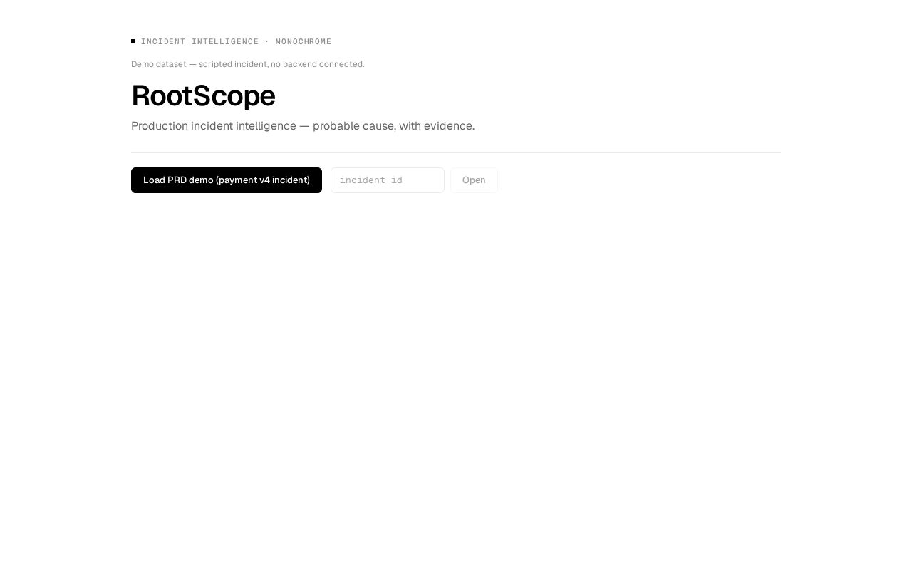 Preview of RootScope Demo