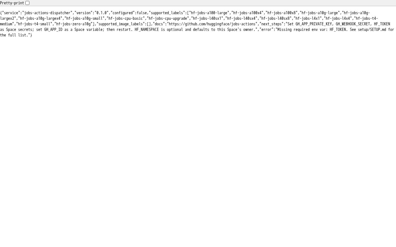 Preview of jobs-actions Dispatcher