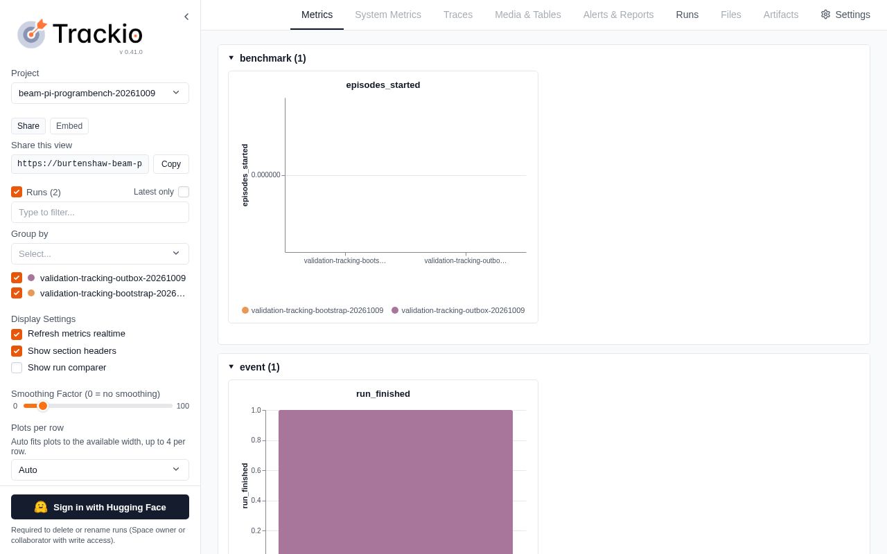 Preview of Beam + Pi ProgramBench