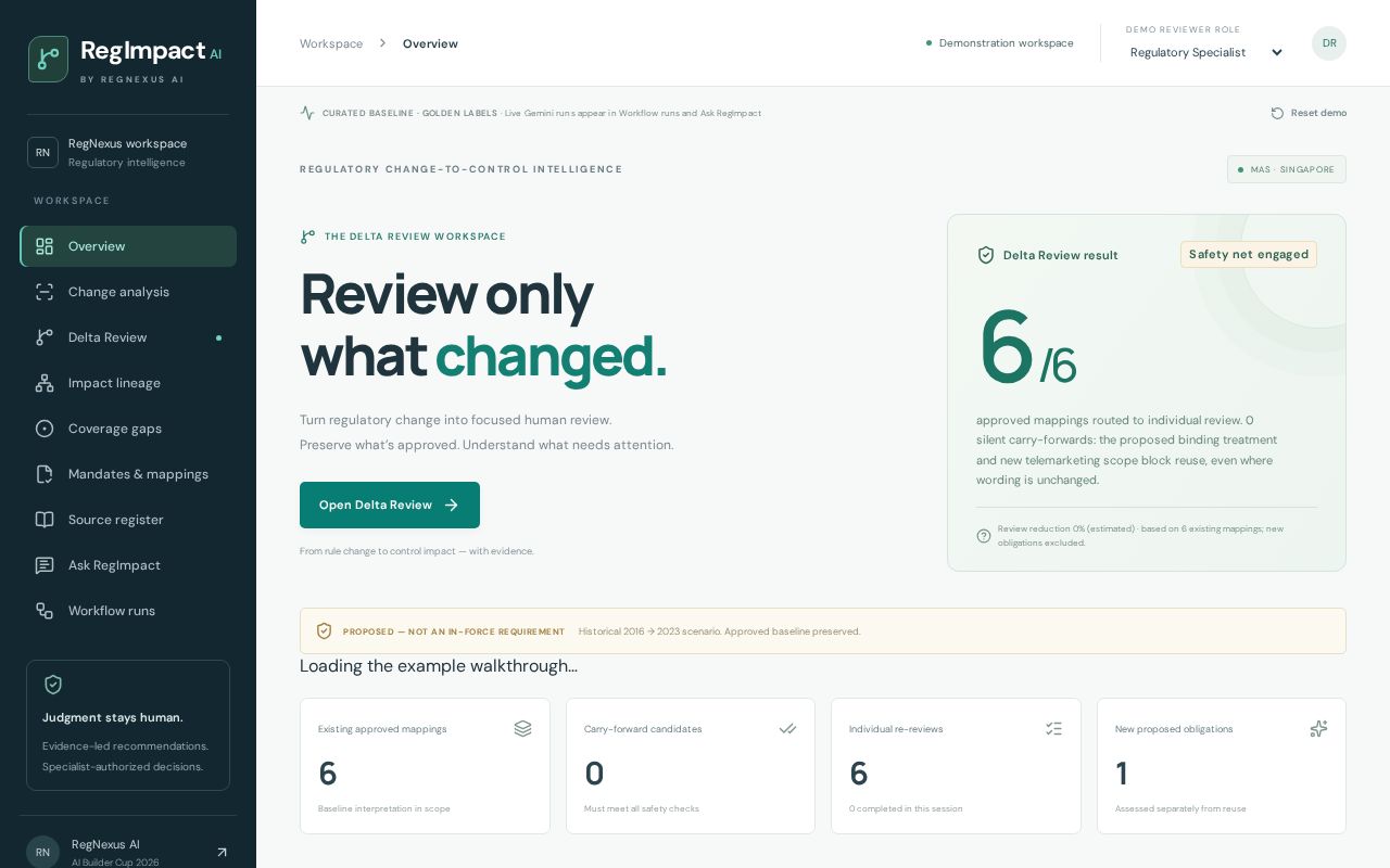 Preview of Regimpact Ai
