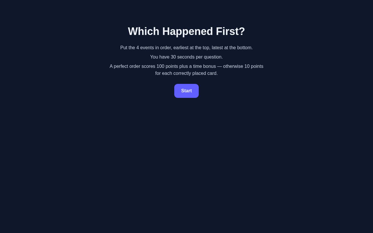 Preview of Which Happened First?