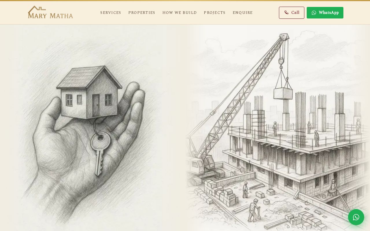 Preview of Mary Matha Website