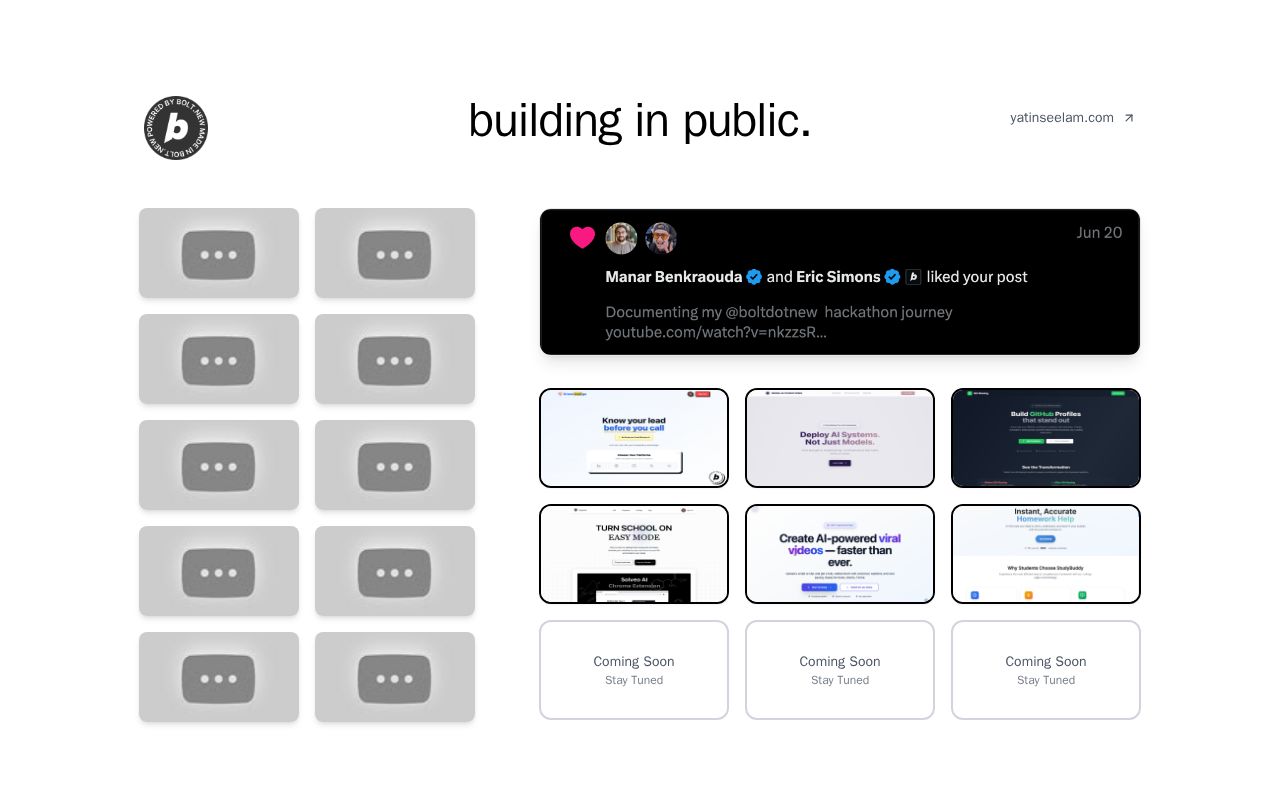 Preview of Build In Public Journey