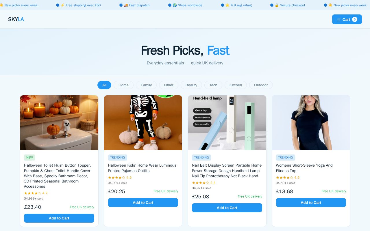 Preview of Skyla Storefront