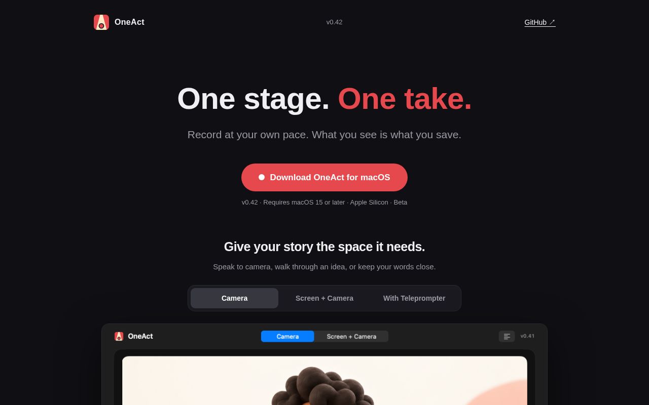 Preview of OneAct