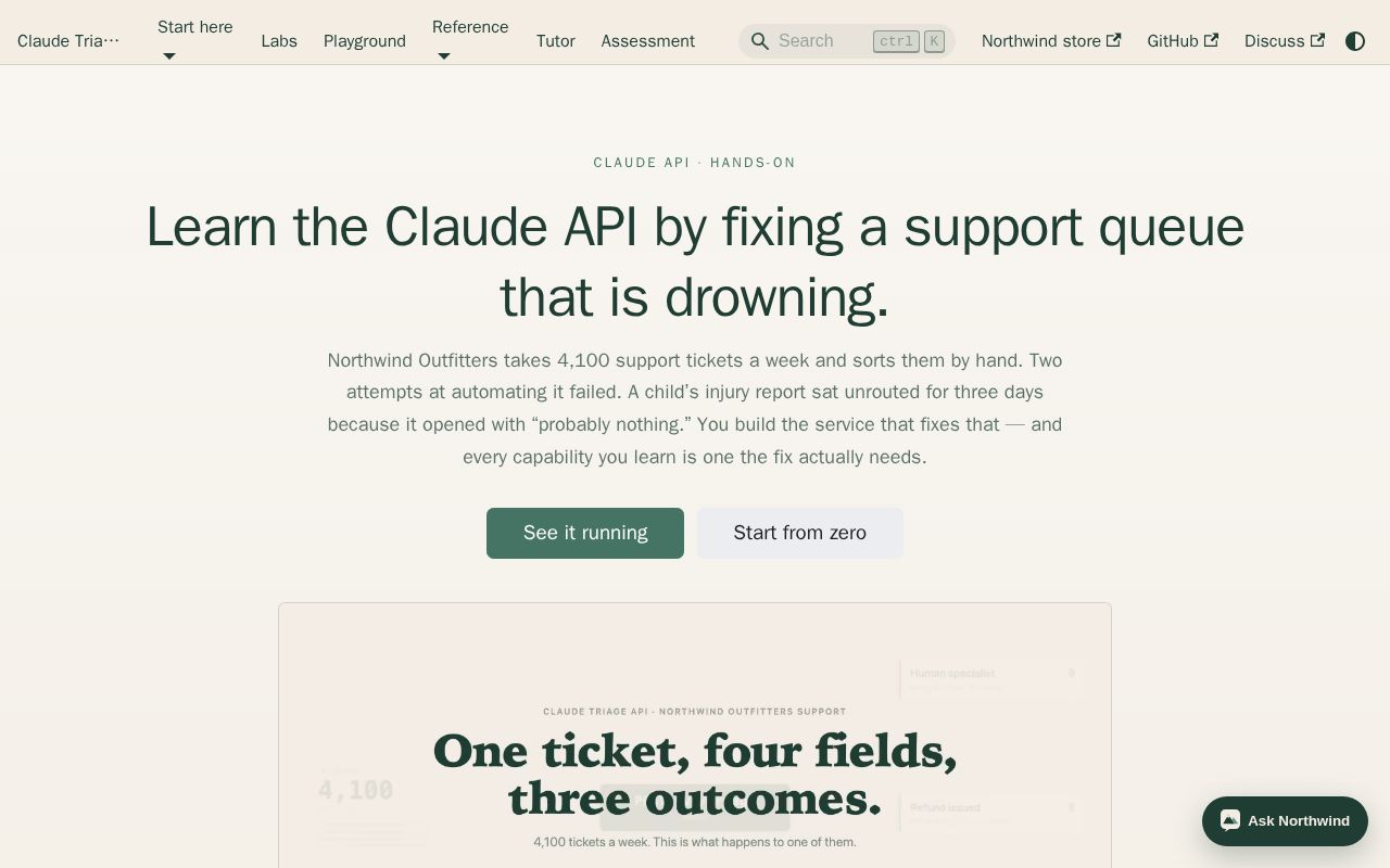 Preview of Claude Triage Api