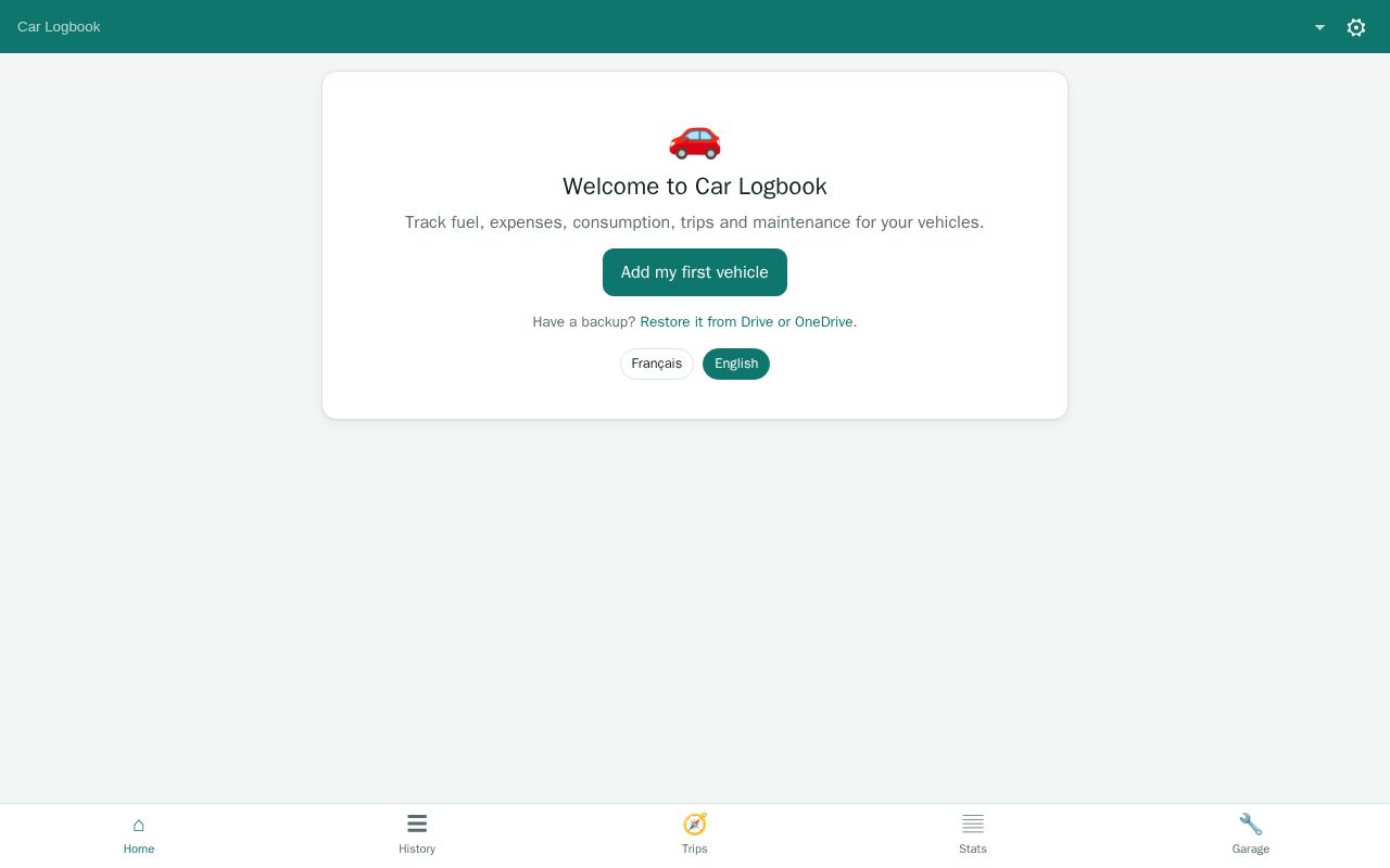 Preview of Car Logbook