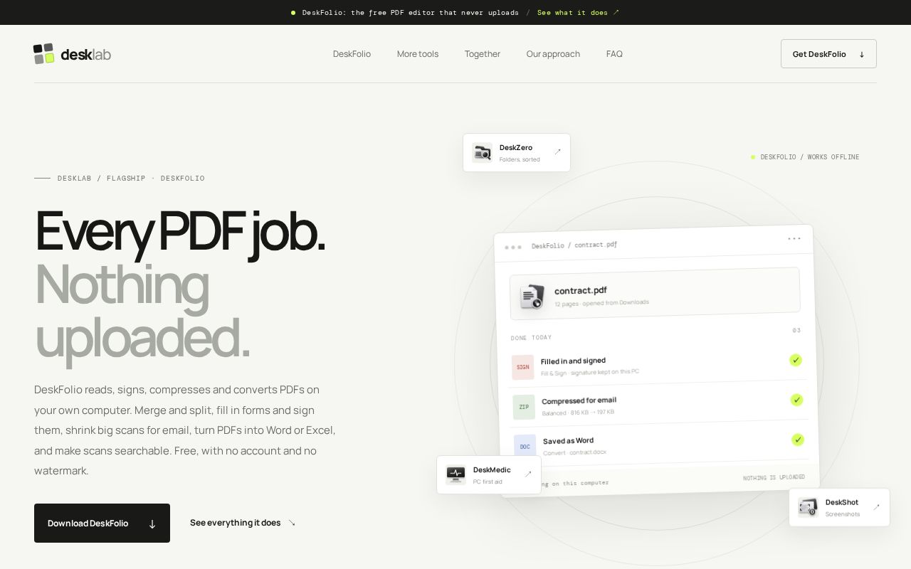 Preview of DeskSpan